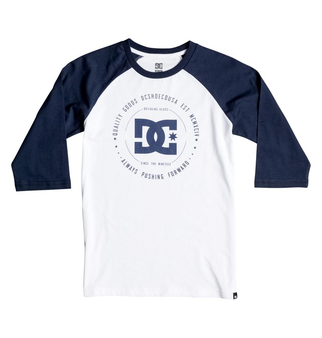 dcshoes, Rebuilt Raglan - T-Shirt, VARSITY BLUE (prr0) 0 Rebuilt Raglan - T-Shirt EDBZT03180 DC Shoes