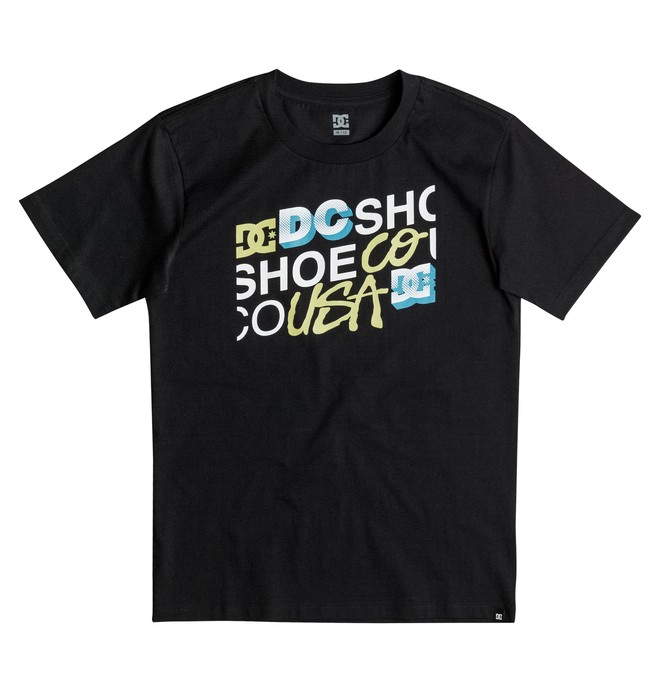 dcshoes, Boy's 8-16 Combine Action Tee, BLACK (kvj0) 0 Boy's 8-16 Combine Action Tee EDBZT03192 DC Shoes