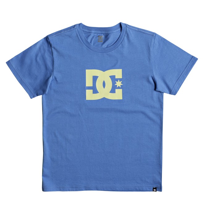 dcshoes, Star - T Shirt col rond pour Garçon 8-16 ans, CAMPANULA/ LEMON MERINGUE (xbby) 0 Star - T Shirt col rond pour Garçon 8-16 ans Bleu EDBZT03227 DC Shoes