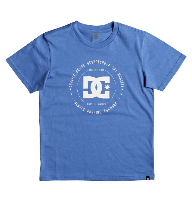 dcshoes, Rebuilt - T-Shirt for Boys 8-16, CAMPANULA/ SNOW WHITE (xbbw) 0 Rebuilt - T-Shirt for Boys 8-16 Blue EDBZT03228 DC Shoes