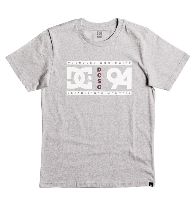 dcshoes, Alley Oop - T Shirt col rond, GREY HEATHER (knfh) 0 Alley Oop - T Shirt col rond Noir EDBZT03230 DC Shoes