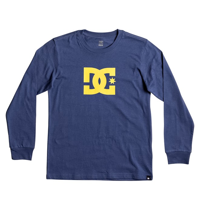 dcshoes, Star - T shirt à manches longues, WASHED INDIGO (bsa0) 0 Star - T shirt à manches longues Bleu EDBZT03232 DC Shoes