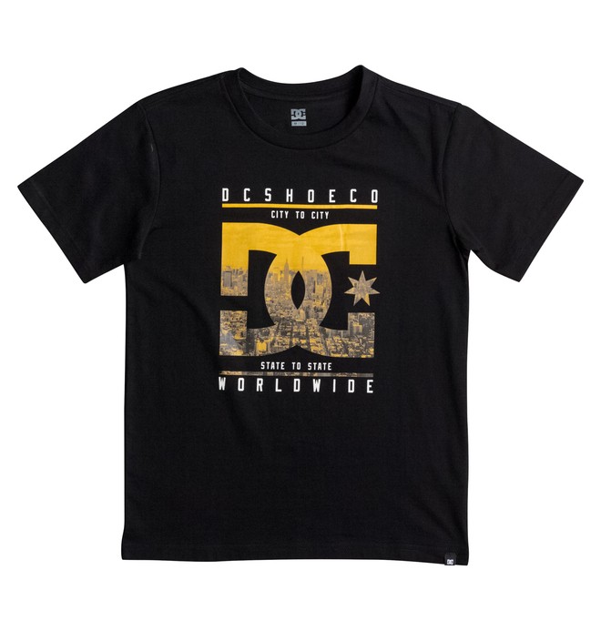 dcshoes, City State - T Shirt, BLACK (kvj0) 0 City State - T Shirt Noir EDBZT03237 DC Shoes