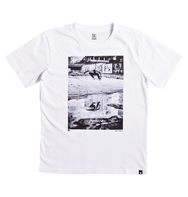 dcshoes, Футболка Tiago Switch Ollie, SNOW WHITE (wbb0) 0 Футболка Tiago Switch Ollie Белый EDBZT03241 DC Shoes