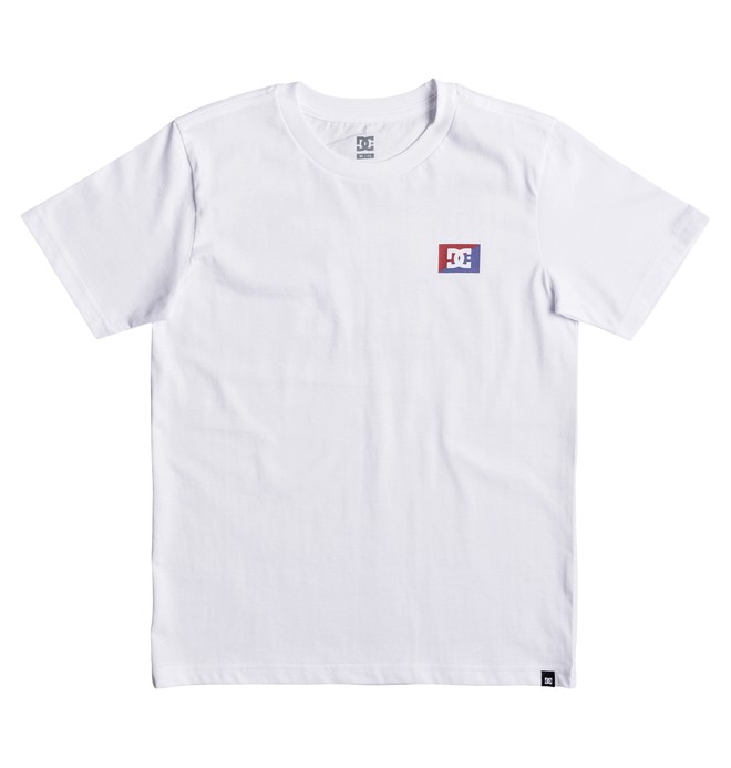 dcshoes, Stage Box - T-Shirt for Boys 8-16, SNOW WHITE (wbb0) 0 Stage Box - T-Shirt for Boys 8-16 White EDBZT03255 DC Shoes