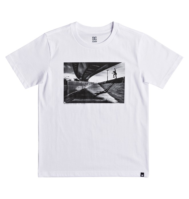 dcshoes, Wes Switch Blunt - T-Shirt for Boys 8-16, SNOW WHITE (wbb0) 0 Wes Switch Blunt - T-Shirt for Boys 8-16 White EDBZT03268 DC Shoes