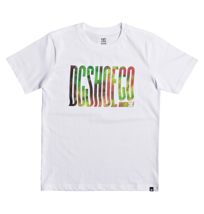 dcshoes, Trippy Typed - T-Shirt, SNOW WHITE (wbb0) 0 Trippy Typed - T-Shirt White EDBZT03272 DC Shoes