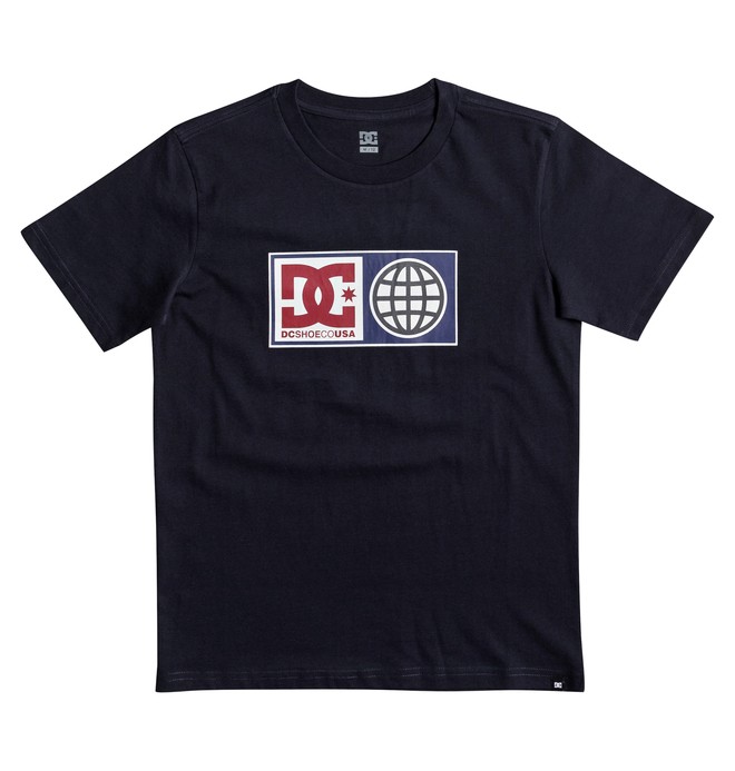 dcshoes, Boy's 8-16 Global Salute Tee, DARK INDIGO (byj0) 0 Boy's 8-16 Global Salute Tee EDBZT03273 DC Shoes