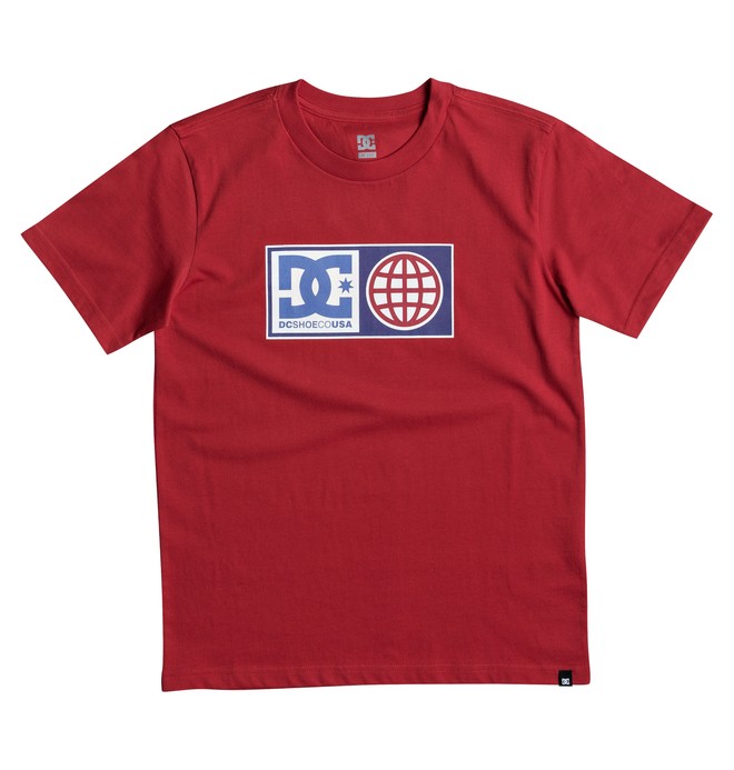 dcshoes, Global Salute - T-Shirt, TANGO RED (rrh0) 0 Global Salute - T-Shirt Red EDBZT03273 DC Shoes
