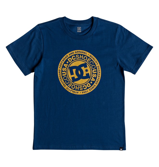 dcshoes, Circle Star - Camiseta para Chicos 8-16, SODALITE BLUE (byb0) 0 Circle Star - Camiseta para Chicos 8-16 Azul EDBZT03280 DC Shoes