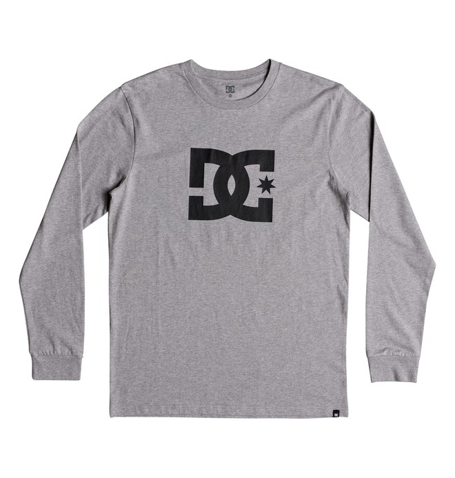 dcshoes, Star - Long Sleeve T-Shirt for Boys 8-16, GREY HEATHER (knfh) 0 Star - Long Sleeve T-Shirt for Boys 8-16 EDBZT03282 DC Shoes
