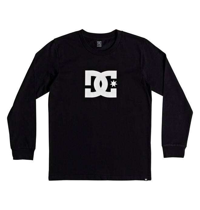 dcshoes, Star - Camiseta de manga larga para Chicos 8-16, BLACK (kvj0) 0 Star - Camiseta de manga larga para Chicos 8-16 Negro EDBZT03282 DC Shoes