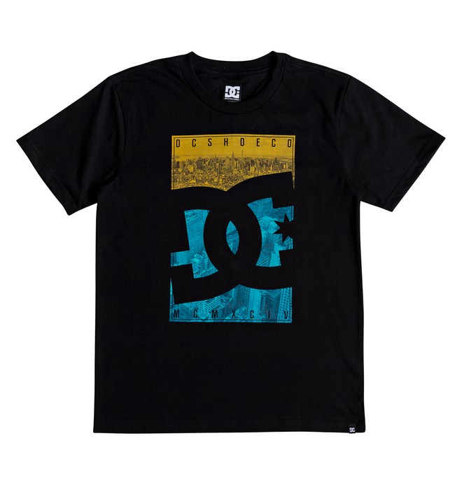 dcshoes, City Sky - T-Shirt for Boys 8-16, BLACK (kvj0) 0 City Sky - T-Shirt for Boys 8-16 Black EDBZT03287 DC Shoes