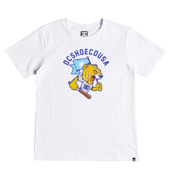 dcshoes, Tryger - Camiseta para Chicos 8-16, SNOW WHITE (wbb0) 0 Tryger - Camiseta para Chicos 8-16 Blanco EDBZT03290 DC Shoes
