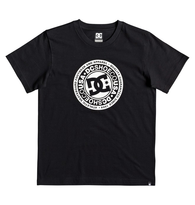 dcshoes, Boy's 8-16 Circle Star Tee, BLACK (kvj0) 0 Boy's 8-16 Circle Star Tee Black EDBZT03314 DC Shoes