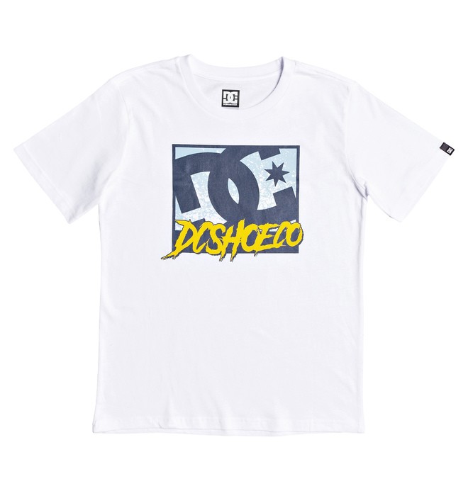 dcshoes, Boy's 8-16 Window Down Tee, SNOW WHITE (wbb0) 0 Boy's 8-16 Window Down Tee White EDBZT03327 DC Shoes