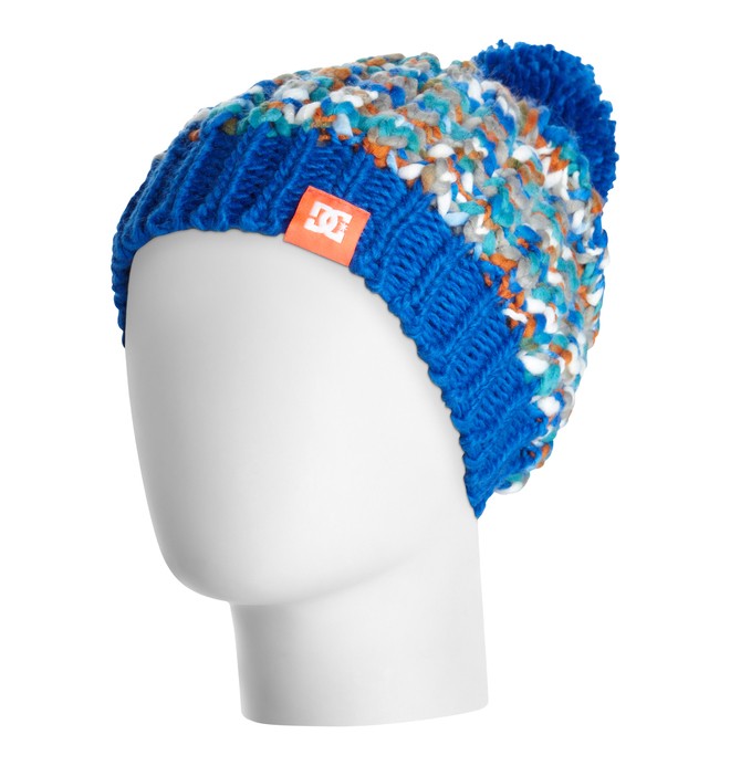 dcshoes, Girl's Nakiska K 15 Beanie, ELECTRIC BLUE LEMONADE (bqc0) 0 Girl's Nakiska K 15 Beanie EDGHA00001 DC Shoes