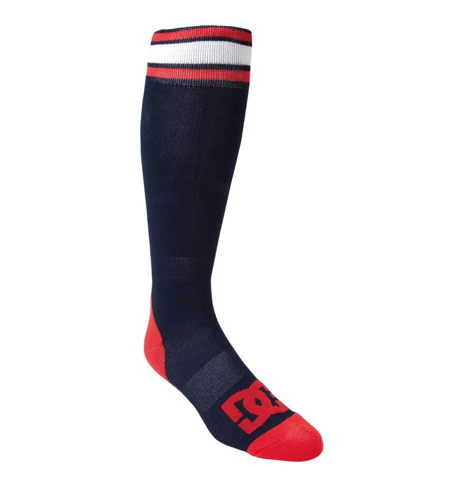 dcshoes, Women's Ice Breaker Snowboard Socks, DRESS BLUE (btk0) 0 Women's Ice Breaker Snowboard Socks EDJAA00001 DC Shoes