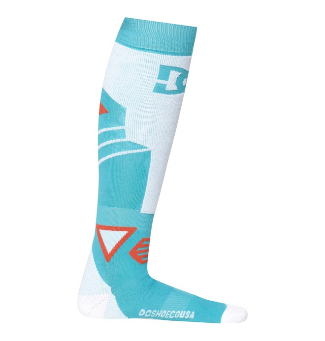 dcshoes, Women's Merino Misty W 15 Snow Socks, CERAMIC (blw0) 0 Women's Merino Misty W 15 Snow Socks EDJAA00012 DC Shoes