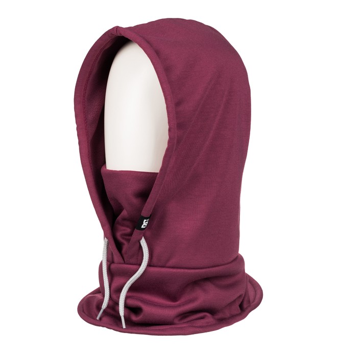 dcshoes, Women's Hoodaclava Fleece Hood, CORDOVAN RED (rrt0) 0 Women's Hoodaclava Fleece Hood EDJAA03005 DC Shoes