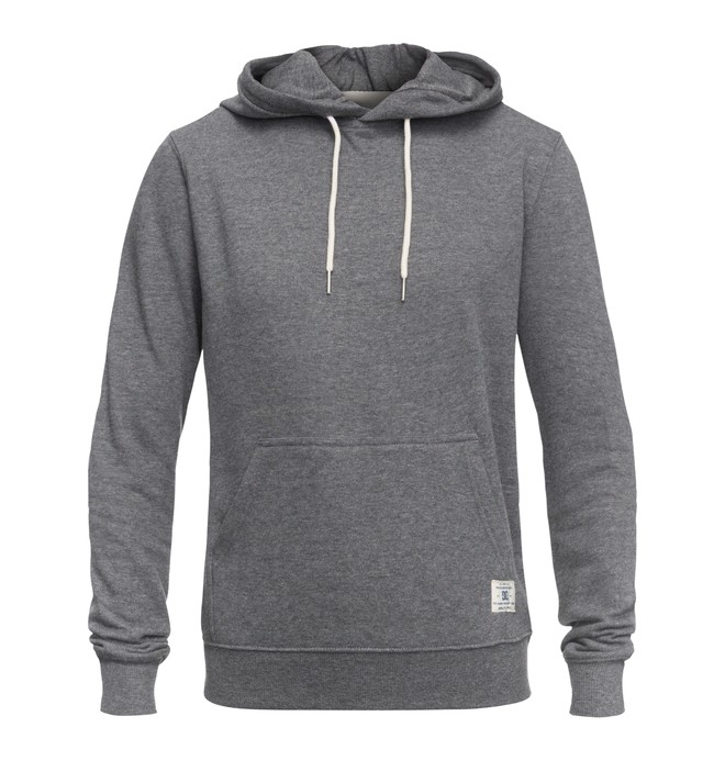 dcshoes, Rebel Star - Sweat, CHARCOAL HEATHER (kteh) 0 Rebel Star - Sweat Noir EDJFT03023 DC Shoes