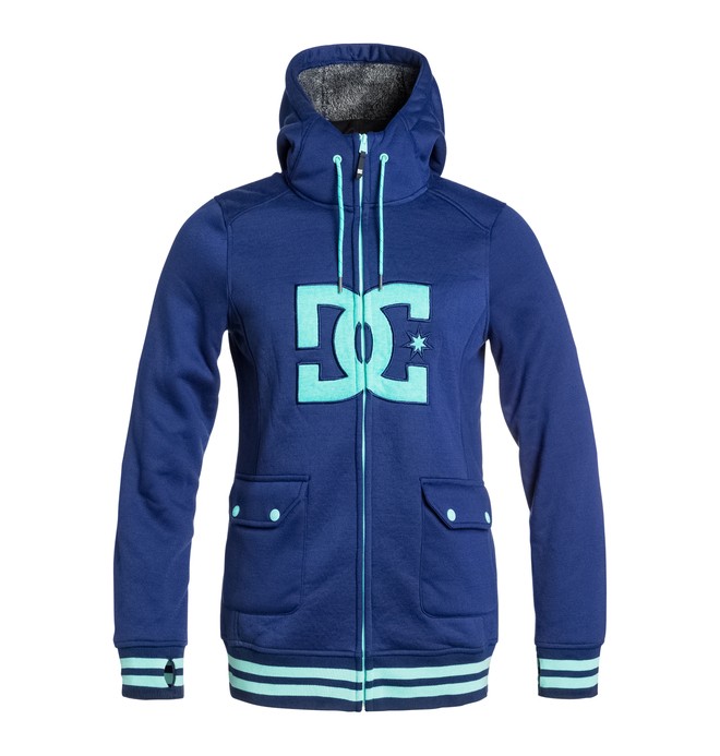 dcshoes, Women's Felice Zip-Up Hoodie, PATRIOT BLUE (bsh0) 0 Women's Felice Zip-Up Hoodie EDJFT03027 DC Shoes