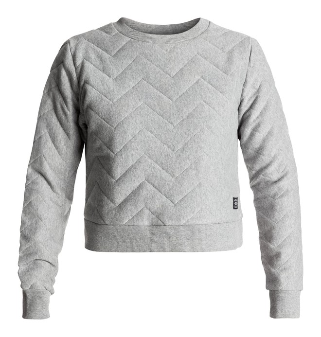 dcshoes, Andoman - Sweat matelassé, HEATHER GREY (knfh) 0 Andoman - Sweat matelassé EDJFT03039 DC Shoes