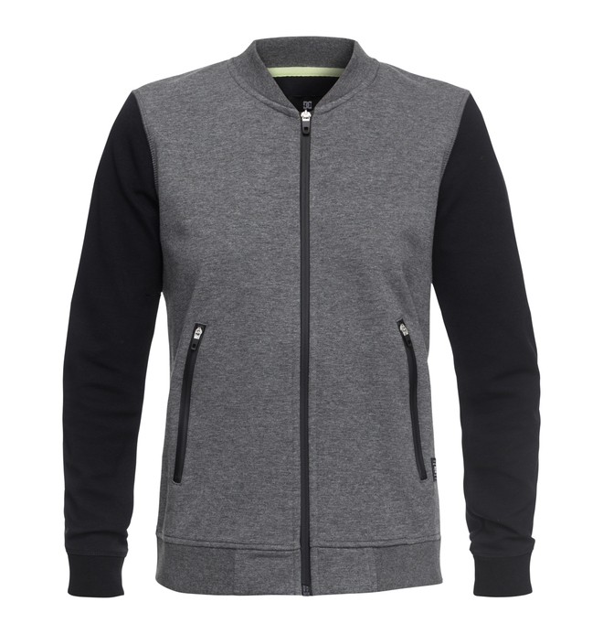 dcshoes, Vickerys - Veste technique en jersey, CHARCOAL HEATHER (kteh) 0 Vickerys - Veste technique en jersey Noir EDJFT03053 DC Shoes