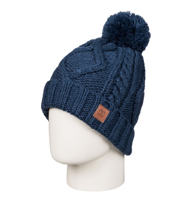 dcshoes, Women's Tayce Bobble Hat, INSIGNIA BLUE (bsn0) 0 Women's Tayce Bobble Hat EDJHA03024 DC Shoes