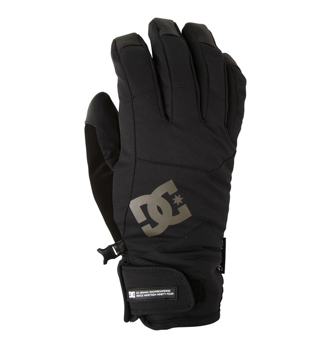 dcshoes, Women's Seger Snowboard Gloves, BLACK (blk) 0 Women's Seger Snowboard Gloves EDJHN00004 DC Shoes
