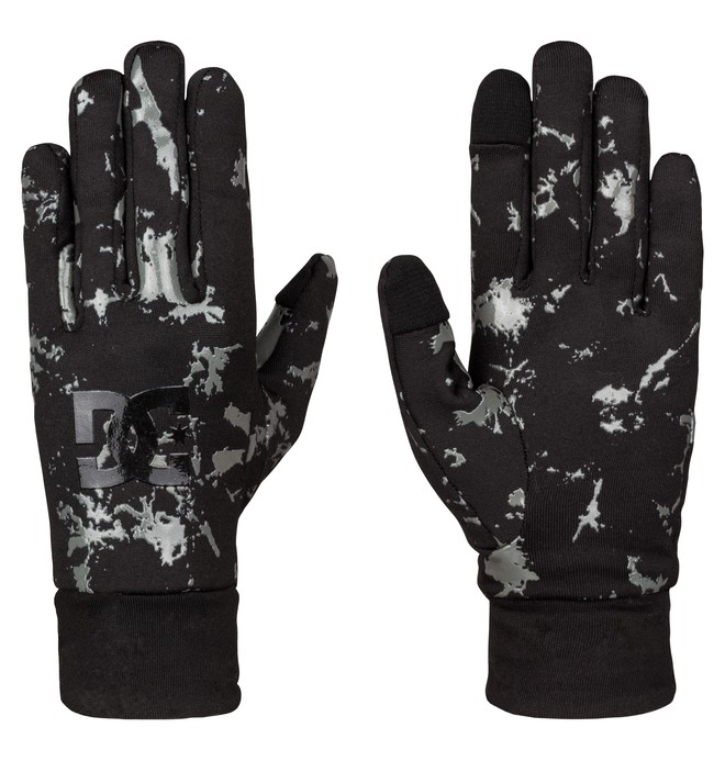 dcshoes, Women's Olos Liner Snow Gloves, TIE DYE (wbbw) 0 Women's Olos Liner Snow Gloves EDJHN03006 DC Shoes