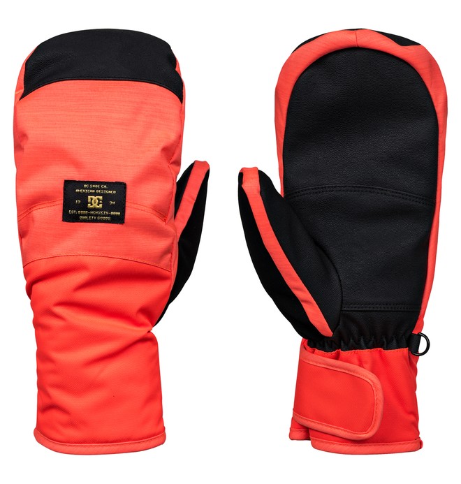dcshoes, Women's Franchise Snow Mittens, FIERY CORAL (mkz0) 0 Women's Franchise Snow Mittens Pink EDJHN03009 DC Shoes