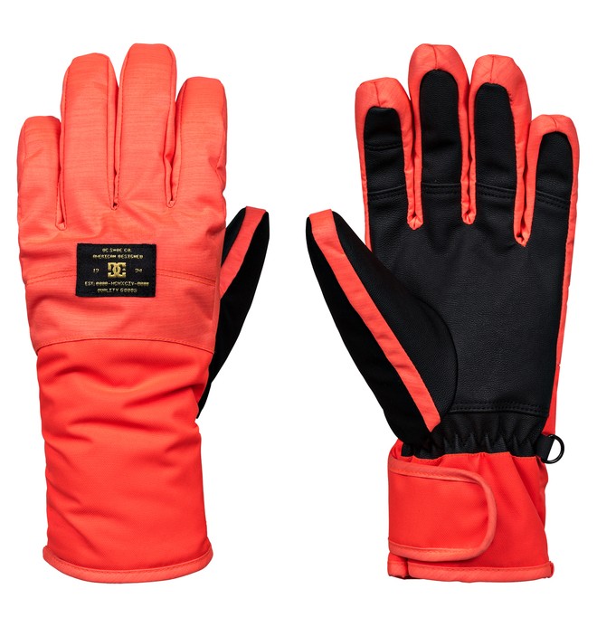 dcshoes, Women's Franchise Snow Gloves, FIERY CORAL (mkz0) 0 Women's Franchise Snow Gloves Pink EDJHN03010 DC Shoes