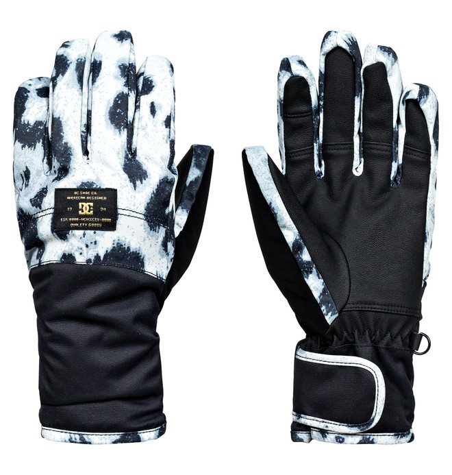 dcshoes, Franchise - Gants de snowboard/ski, SNOW LEOPARD (wej6) 0 Franchise - Gants de snowboard/ski Blanc EDJHN03010 DC Shoes
