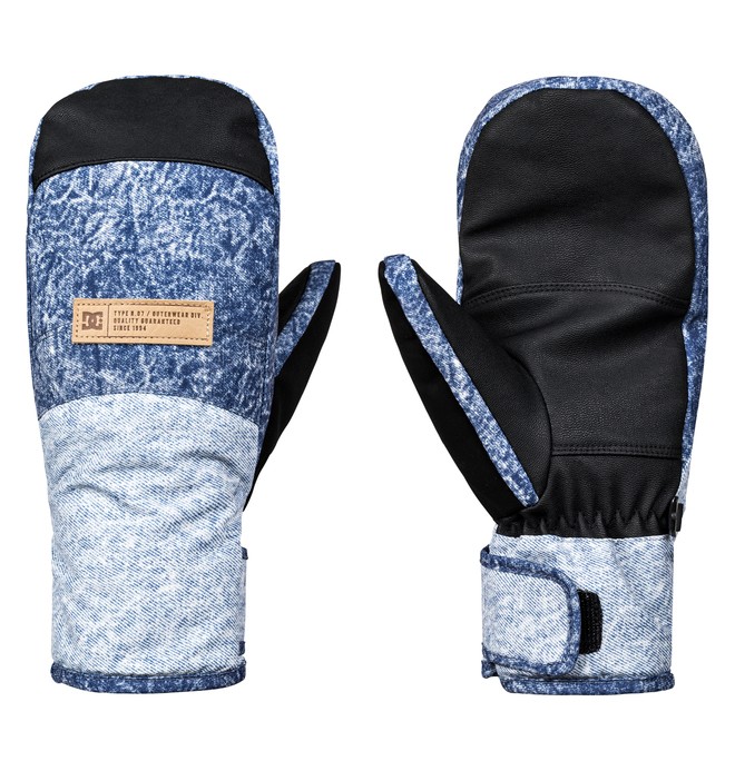 dcshoes, Franchise - Ski-/Snowboardfäustlinge für Frauen, DARK BLUE ACID WASH DENIM A (bsn6) 0 Franchise - Ski-/Snowboardfäustlinge für Frauen Blau EDJHN03011 DC Shoes