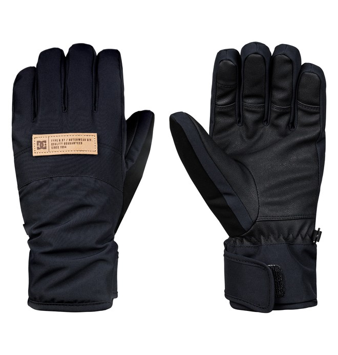 dcshoes, Women's Franchise Snowboard/Ski Gloves, BLACK (kvj0) 0 Women's Franchise Snowboard/Ski Gloves Black EDJHN03012 DC Shoes
