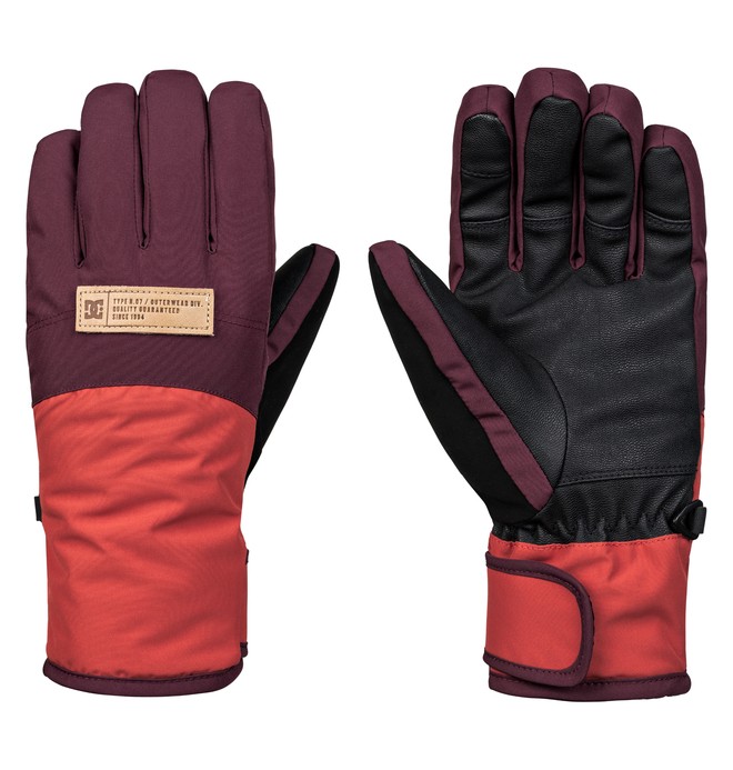 dcshoes, Franchise - Ski-/Snowboardhandschuhe für Frauen, WINETASTING (rtf0) 0 Franchise - Ski-/Snowboardhandschuhe für Frauen Rot EDJHN03012 DC Shoes