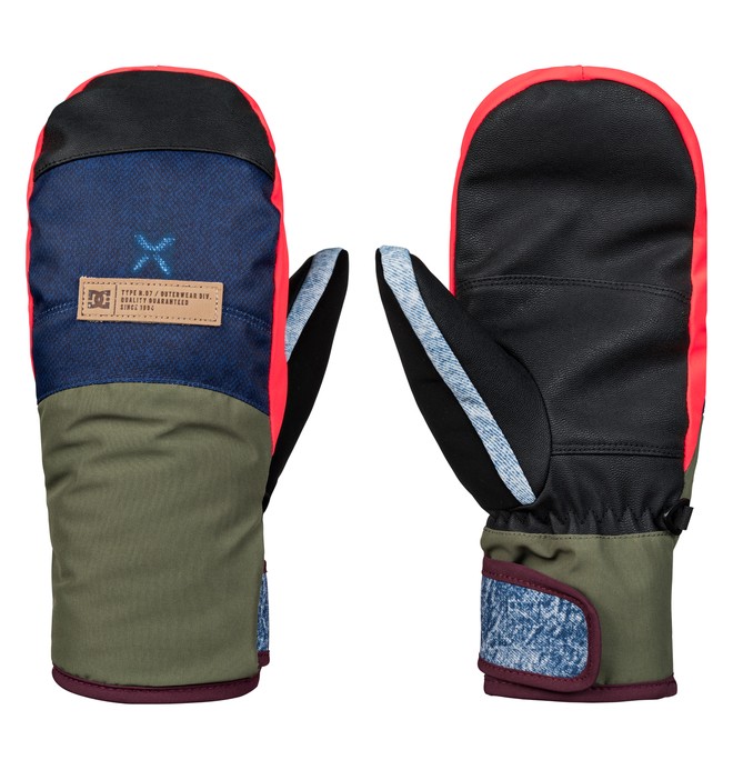 dcshoes, Women's Franchise SE Ski/Snowboard Mittens, MULTI REPURPOSE MI (xbgb) 0 Women's Franchise SE Ski/Snowboard Mittens EDJHN03014 DC Shoes