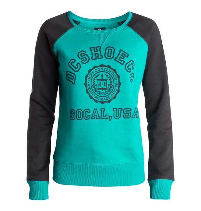 Triple C EDJSF03011 0 Triple C - Raglan Crew-Neck Sweatshirt EDJSF03011 DC Shoes