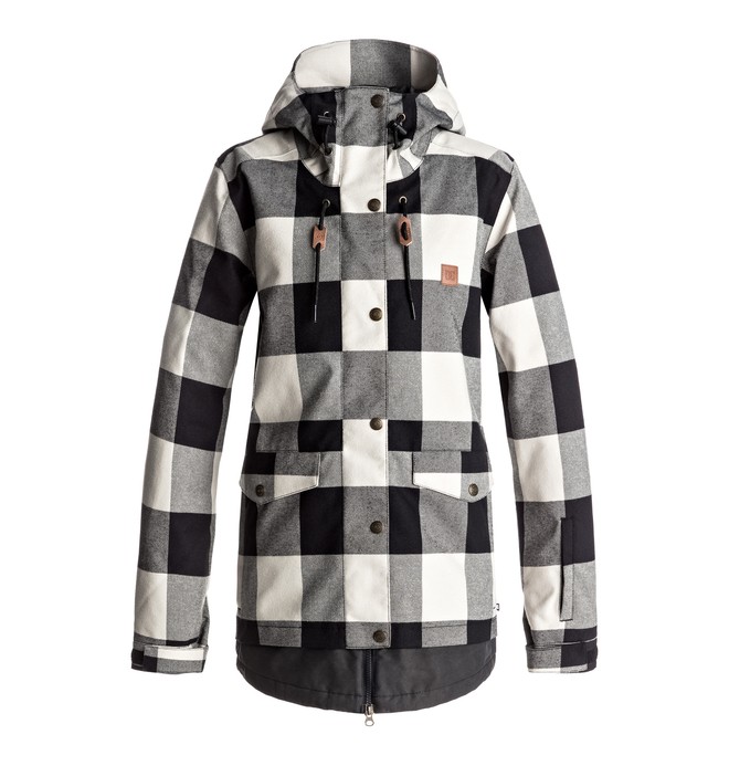 dcshoes, Riji SE - Snow Jacket for Women, OS BUFFALO PLAID (krp2) 0 Riji SE - Snow Jacket for Women EDJTJ03025 DC Shoes