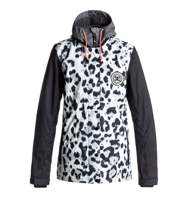 dcshoes, DCLA - Snow Jacket for Women, SNOW LEOPARD (wej6) 0 DCLA - Snow Jacket for Women White EDJTJ03027 DC Shoes