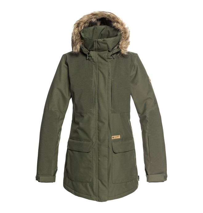 dcshoes, Women's Panoramic Snow Jacket, BEETLE (gqm0) 0 Women's Panoramic Snow Jacket Green EDJTJ03032 DC Shoes