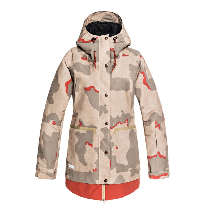 dcshoes, Women's Riji Snow Jacket, HOT SAUCE DCU CAMO WMS (mnw6) 0 Women's Riji Snow Jacket Pink EDJTJ03035 DC Shoes