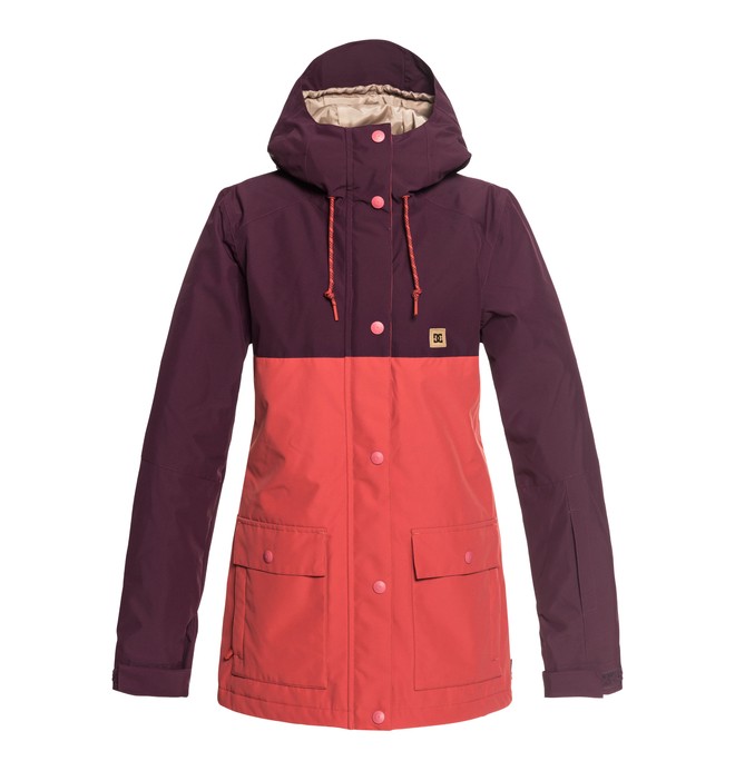 dcshoes, Women's Cruiser Snow Jacket, WINETASTING (rtf0) 0 Women's Cruiser Snow Jacket Red EDJTJ03036 DC Shoes