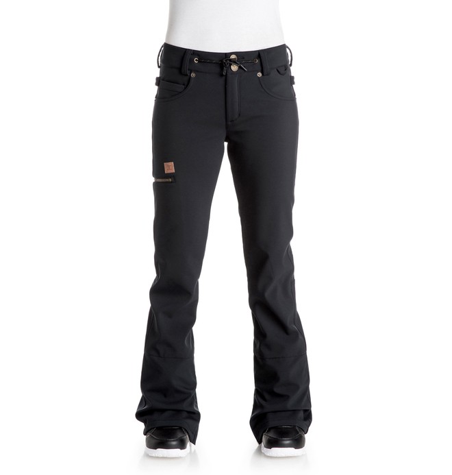 dcshoes, Women's Viva Softshell Snow Pants, BLACK (kvj0) 0 Women's Viva Softshell Snow Pants EDJTP03010 DC Shoes