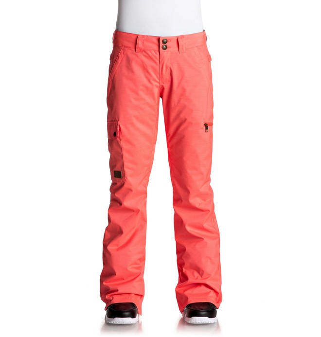 dcshoes, Women's Recruit Snow Pants, FIERY CORAL (mkz0) 0 Women's Recruit Snow Pants Pink EDJTP03013 DC Shoes