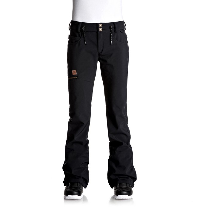 dcshoes, Women's Viva Softshell Snow Pants, BLACK (kvj0) 0 Women's Viva Softshell Snow Pants EDJTP03015 DC Shoes
