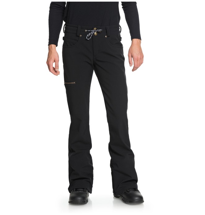 dcshoes, Women's Viva Softshell Snow Pants, BLACK (kvj0) 0 Women's Viva Softshell Snow Pants EDJTP03018 DC Shoes