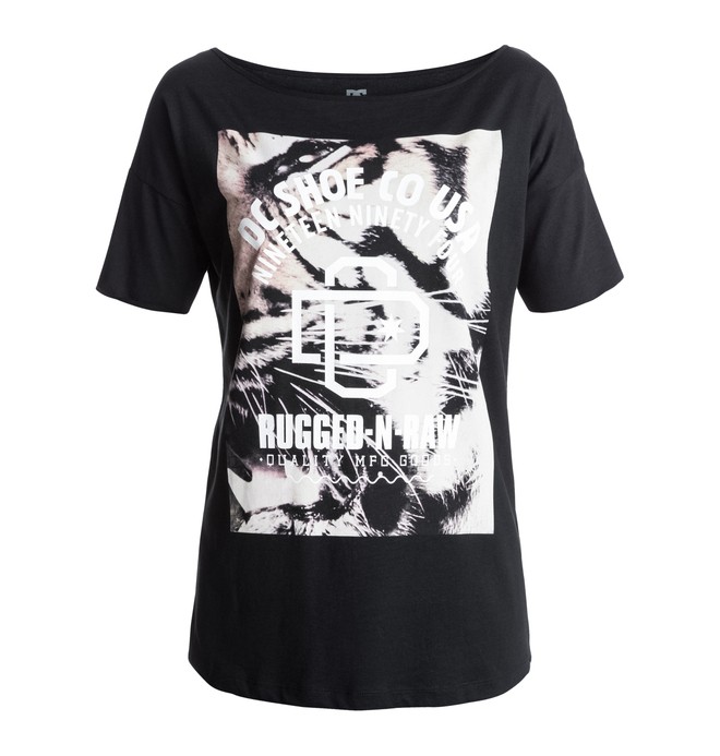 Raw Tiga Wmn Tee EDJZT03018 0 Raw Tiga Wmn Tee EDJZT03018 DC Shoes