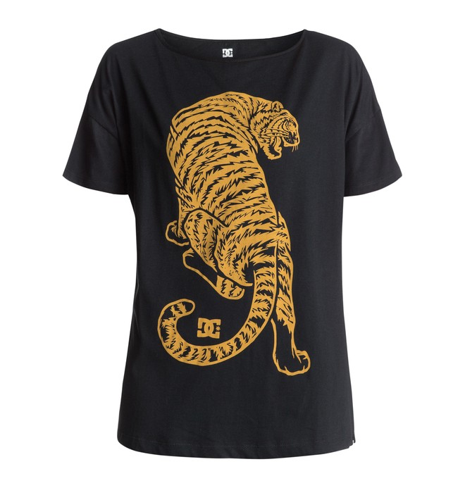 dcshoes, Tiger Attack Loose - T-shirt, BLACK (kvj0) 0 Tiger Attack Loose - T-shirt EDJZT03061 DC Shoes